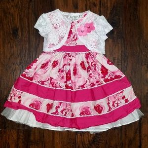 Girls floral dress size 3T